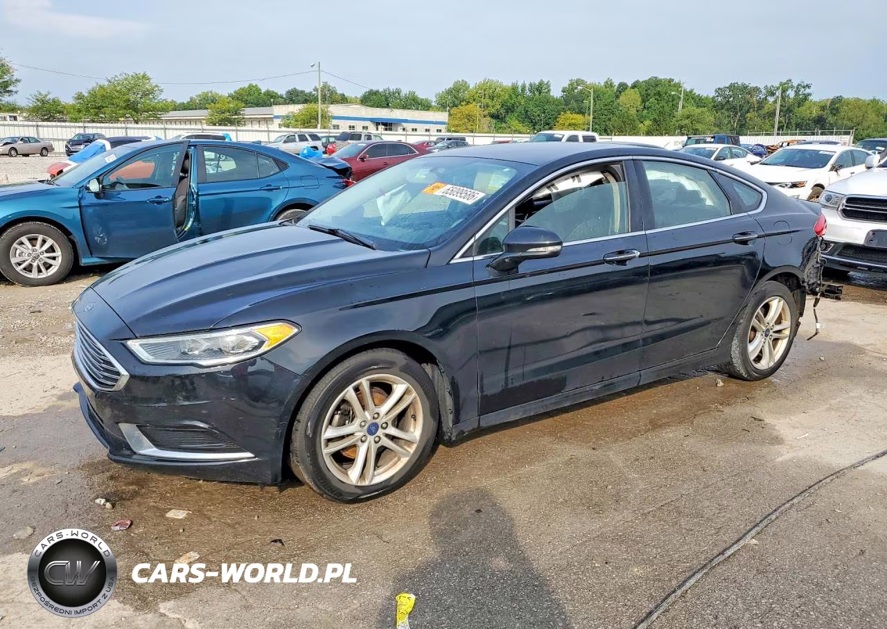 2018 Ford Fusion Se VIN:3FA6P0HD9JR231094 - 1