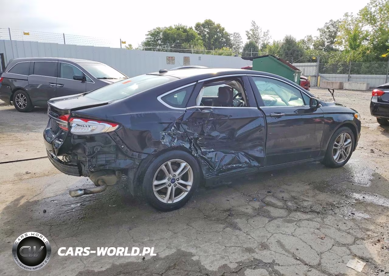 2018 Ford Fusion Se VIN:3FA6P0HD9JR231094 - 3