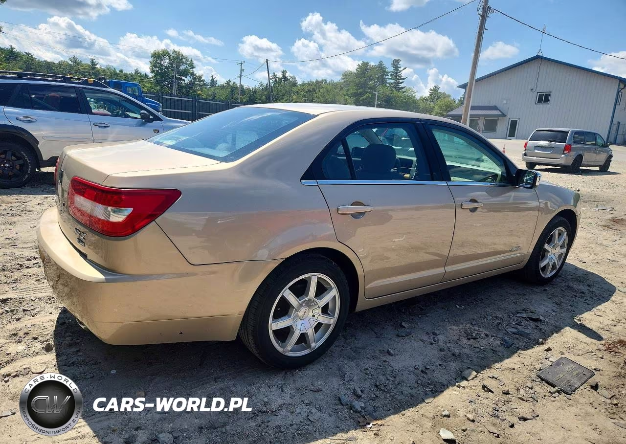 2007 Lincoln Mkz VIN:3LNHM28T57R629678 - 3