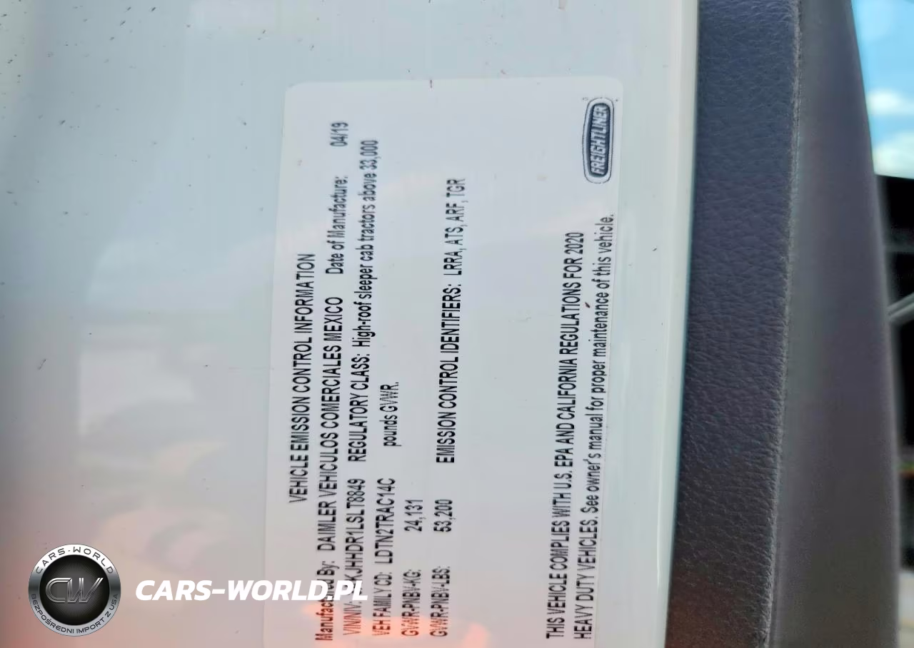 2020 Freightliner Cascadia 126 Semi Truck VIN:3AKJHHDR1LSLT8849 - 12