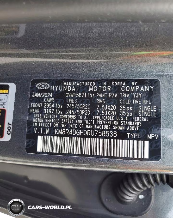 2024 Hyundai Palisade Sel Premium VIN:KM8R4DGE0RU758538 - 14