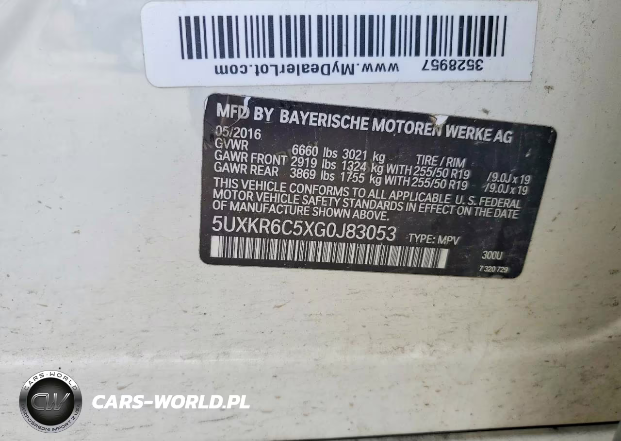 2016 BMW X5 xDrive50I VIN:5UXKR6C5XG0J83053 - 13