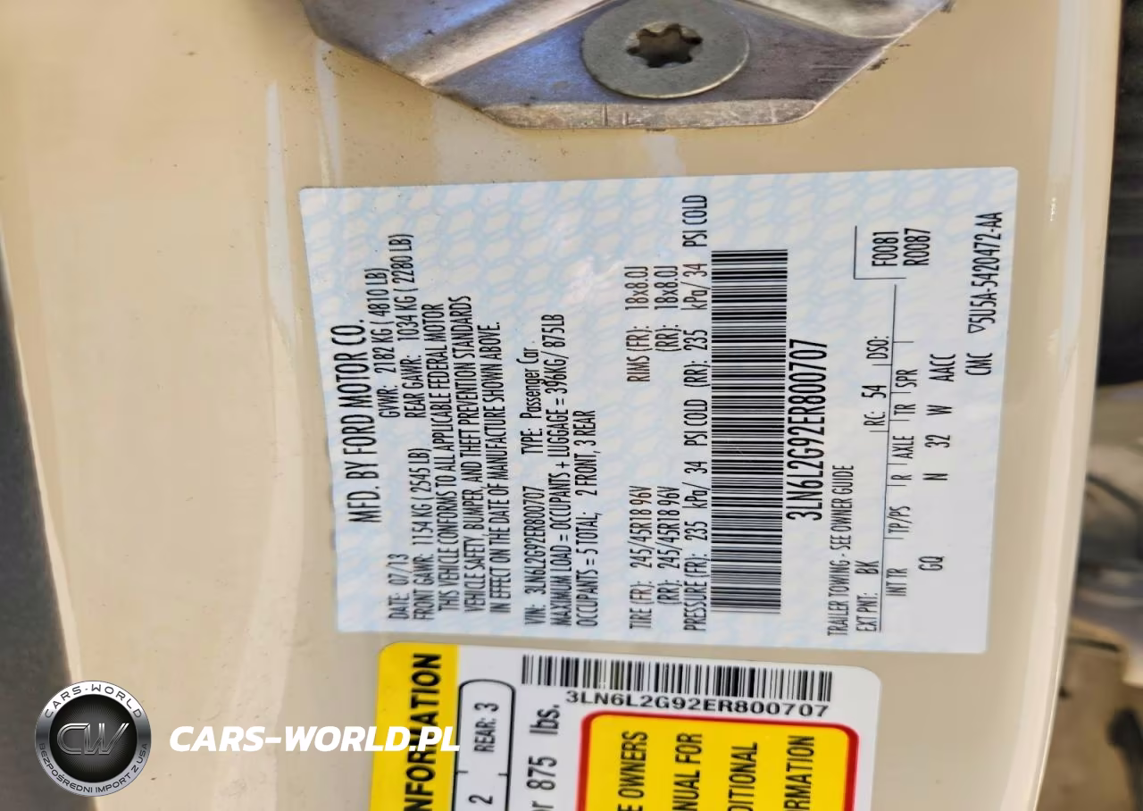 2014 Lincoln Mkz VIN:3LN6L2G92ER800707 - 12