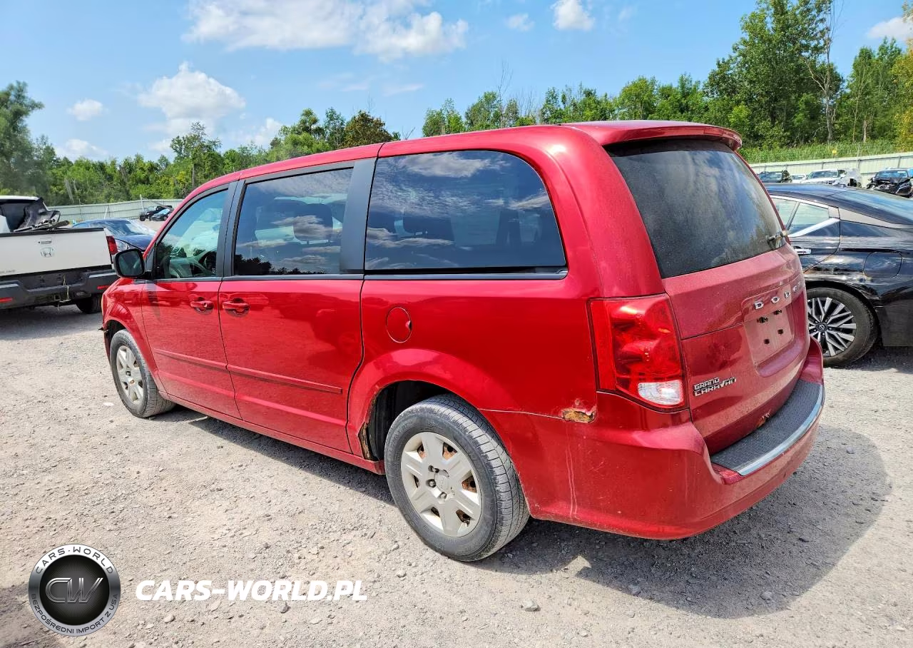 2012 Dodge Grand Caravan Se VIN:2C4RDGBG4CR407960 - 2