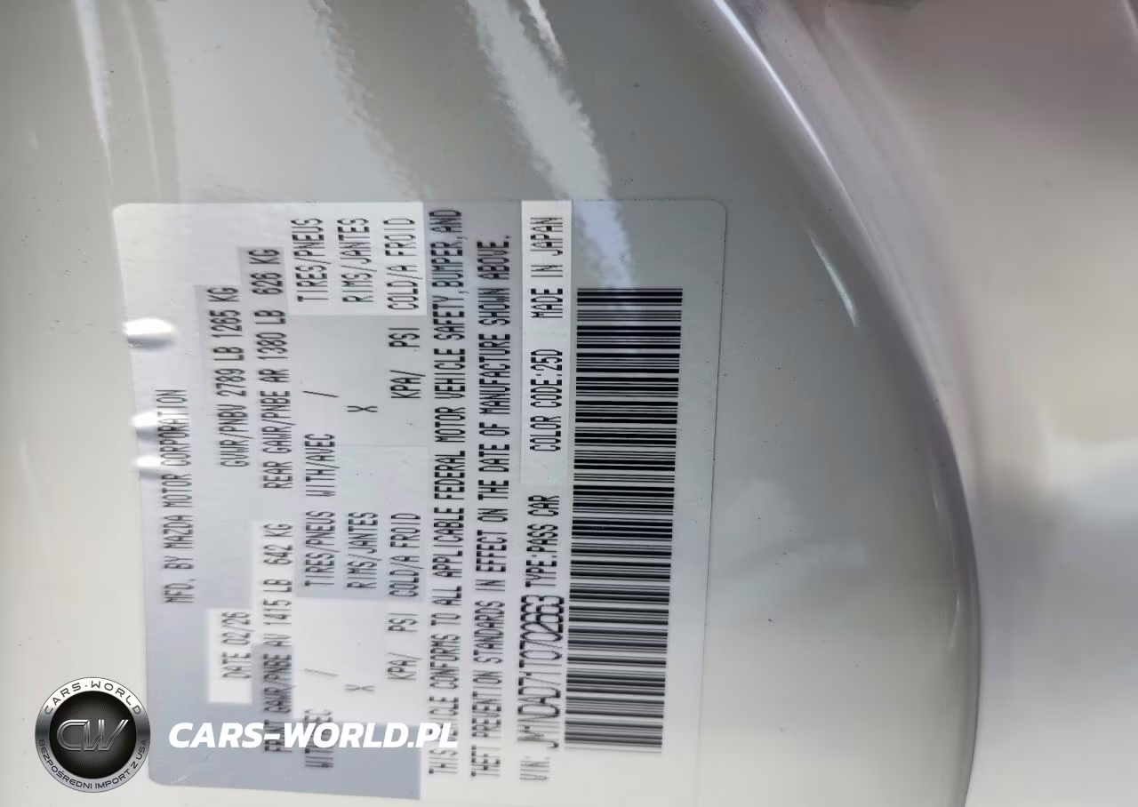 2026 Mazda Mx-5 Miata Grand Touring VIN:JM1NDAD71T0702663 - 12