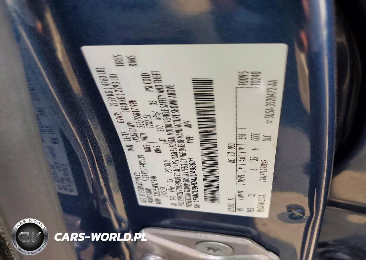 2018 Ford Escape Sel VIN:1FMCU9HD4JUA98601 - 14