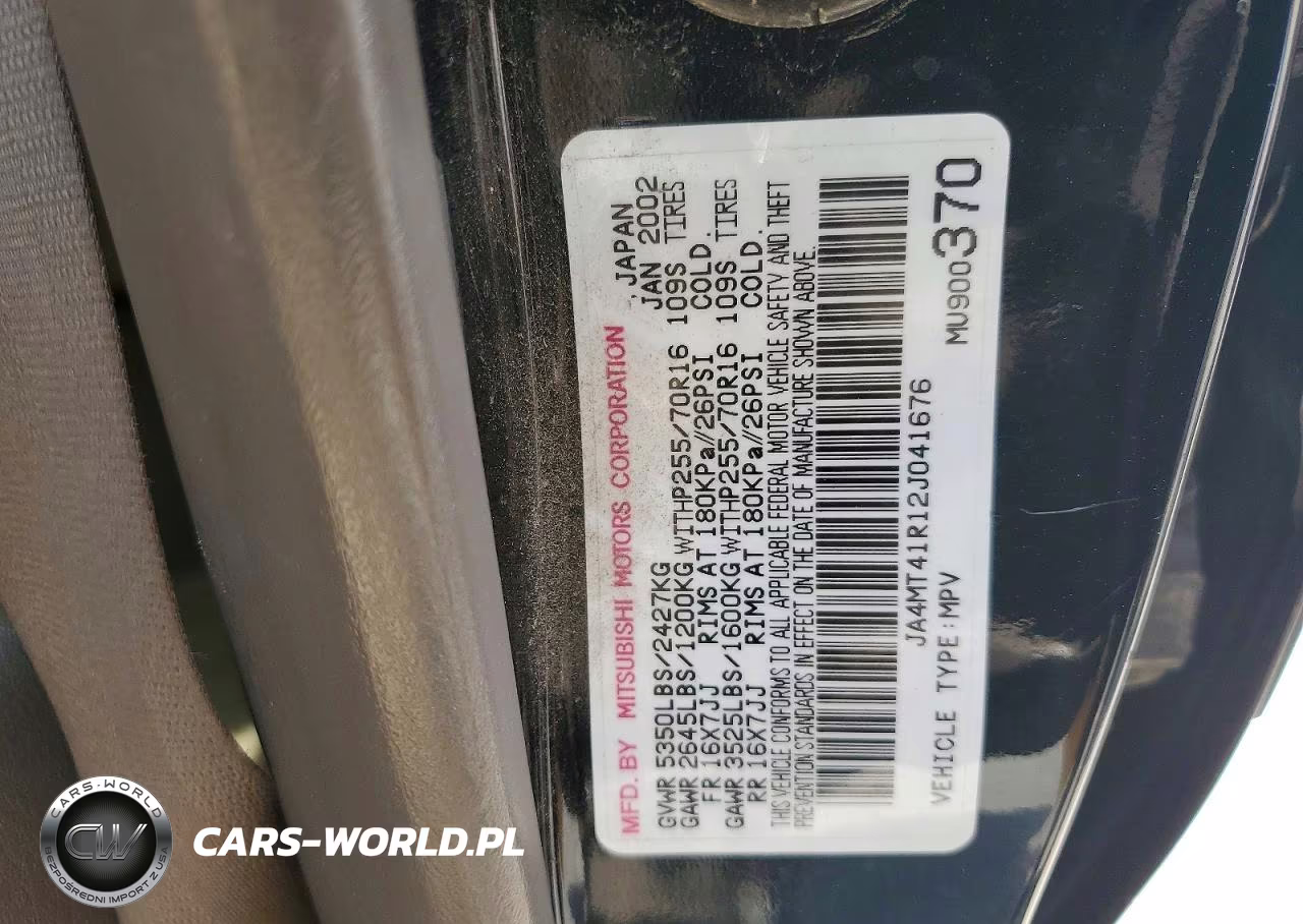 2002 Mitsubishi Montero Sport Limited VIN:JA4MT41R12J041676 - 13