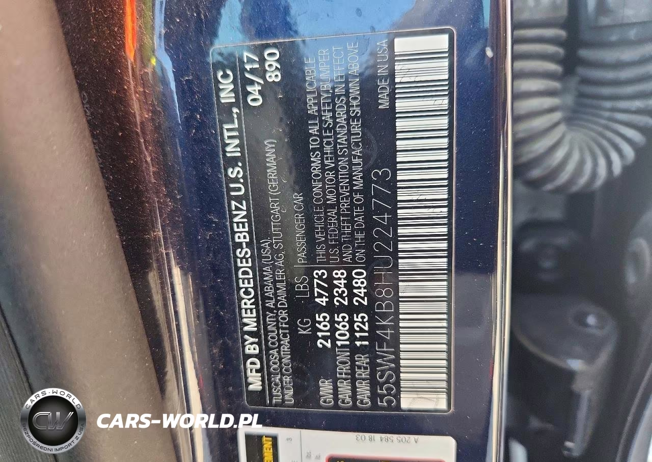 2017 Mercedes-Benz C 300 4Matic VIN:55SWF4KB8HU224773 - 12
