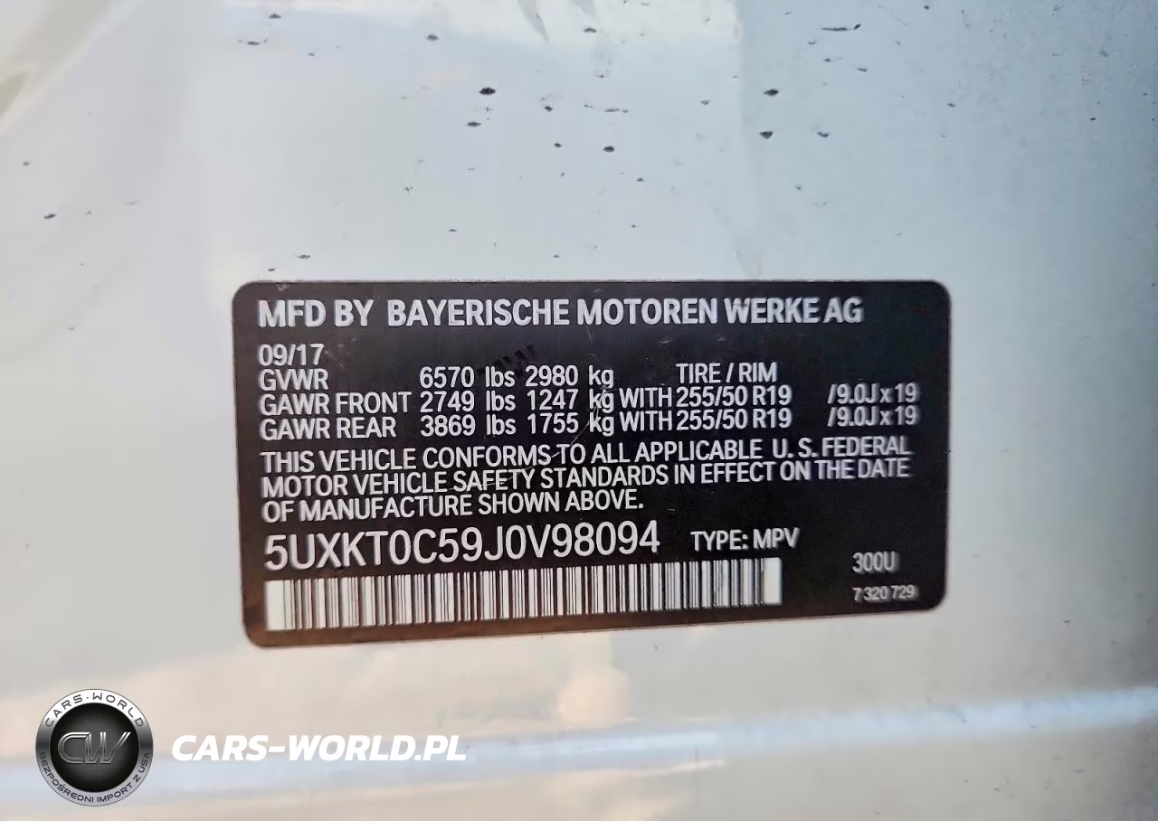 2018 BMW X5 Xdr40E VIN:5UXKT0C59J0V98094 - 13