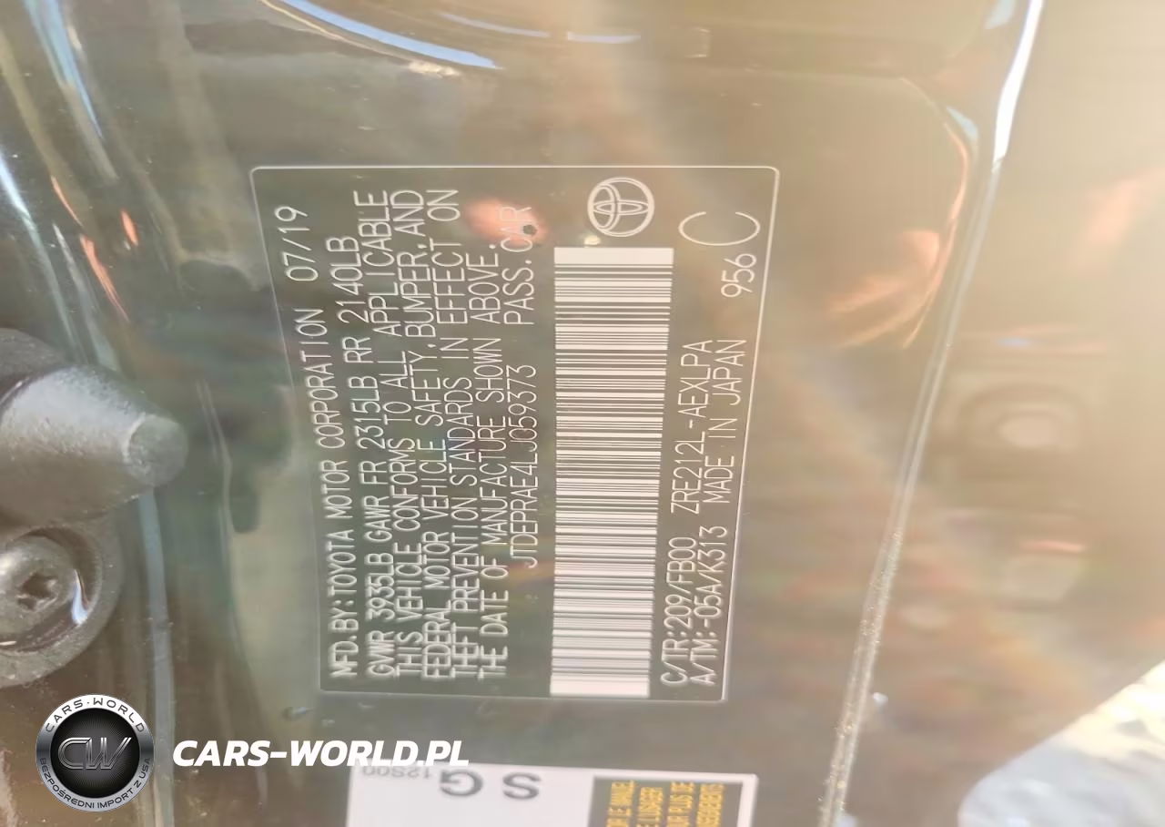 2020 Toyota Corolla Le VIN:JTDEPRAE4LJ059373 - 12
