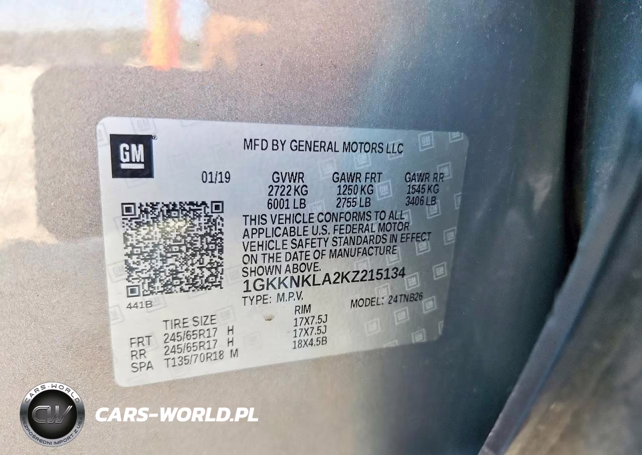 2019 GMC Acadia Sle VIN:1GKKNKLA2KZ215134 - 13