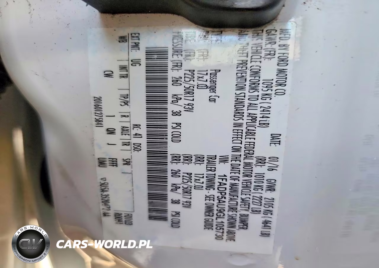 2016 Ford C-Max Se VIN:1FADP5AU9GL105730 - 13