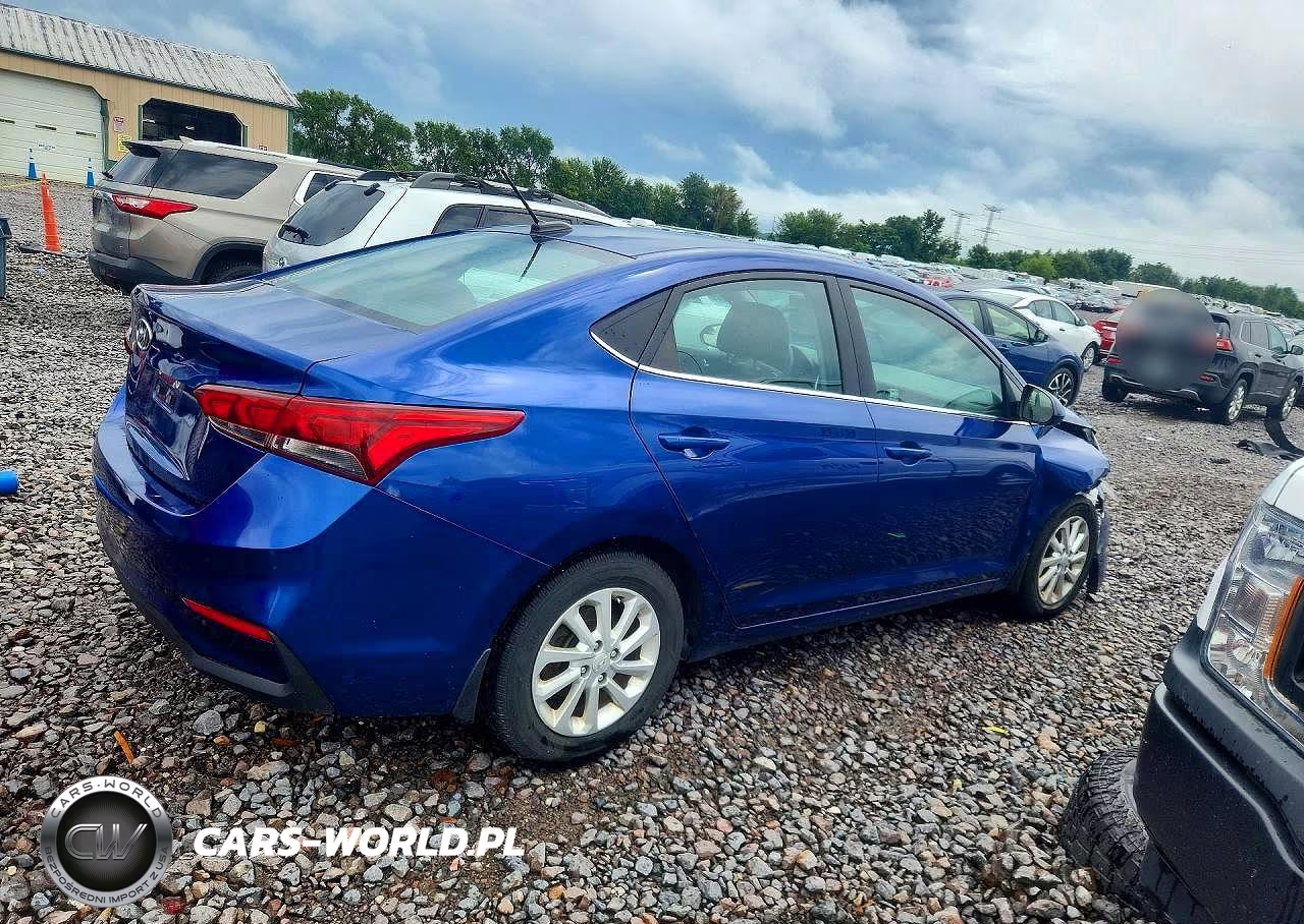 2021 Hyundai Accent Sel VIN:3KPC24A65ME153004 - 3