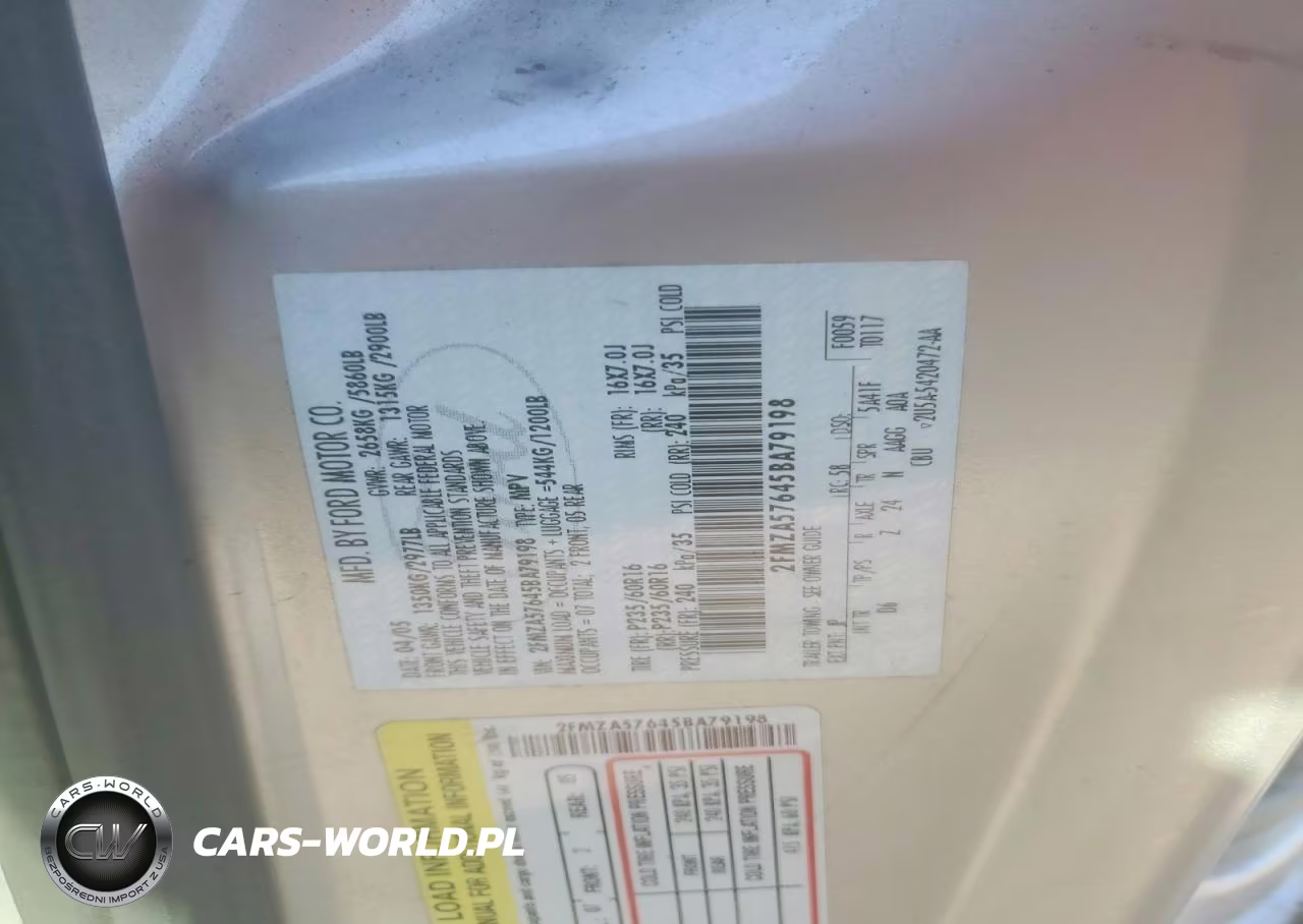 2005 Ford Freestar Ses VIN:2FMZA57645BA79198 - 13