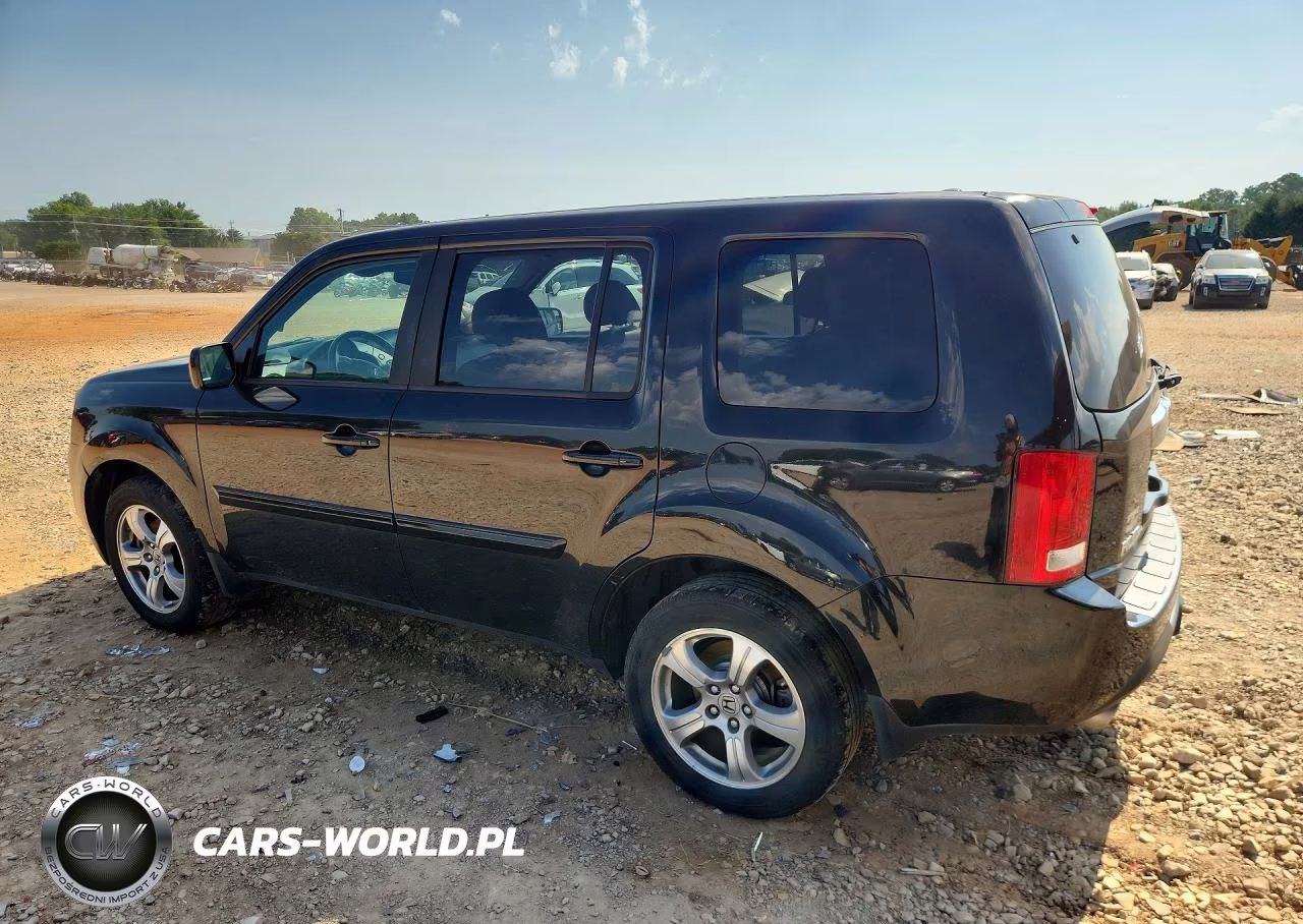 2013 Honda Pilot Exl VIN:5FNYF3H51DB042476 - 2