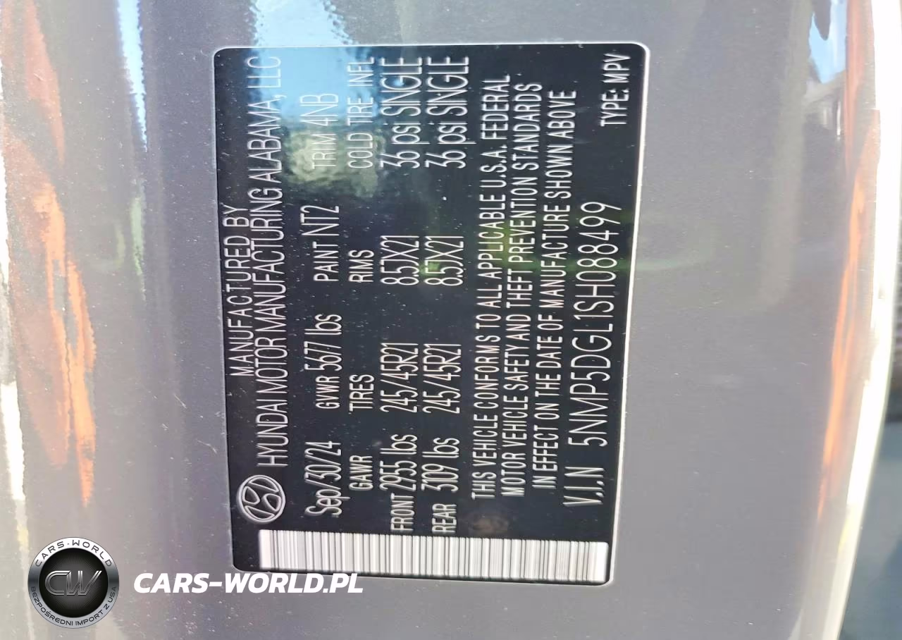 2025 Hyundai Santa Fe Calligraphy VIN:5NMP5DGL1SH088499 - 14