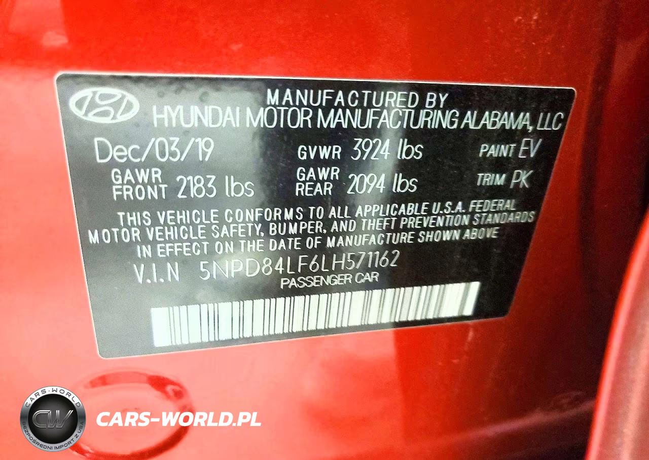 2020 Hyundai Elantra Sel VIN:5NPD84LF6LH571162 - 12