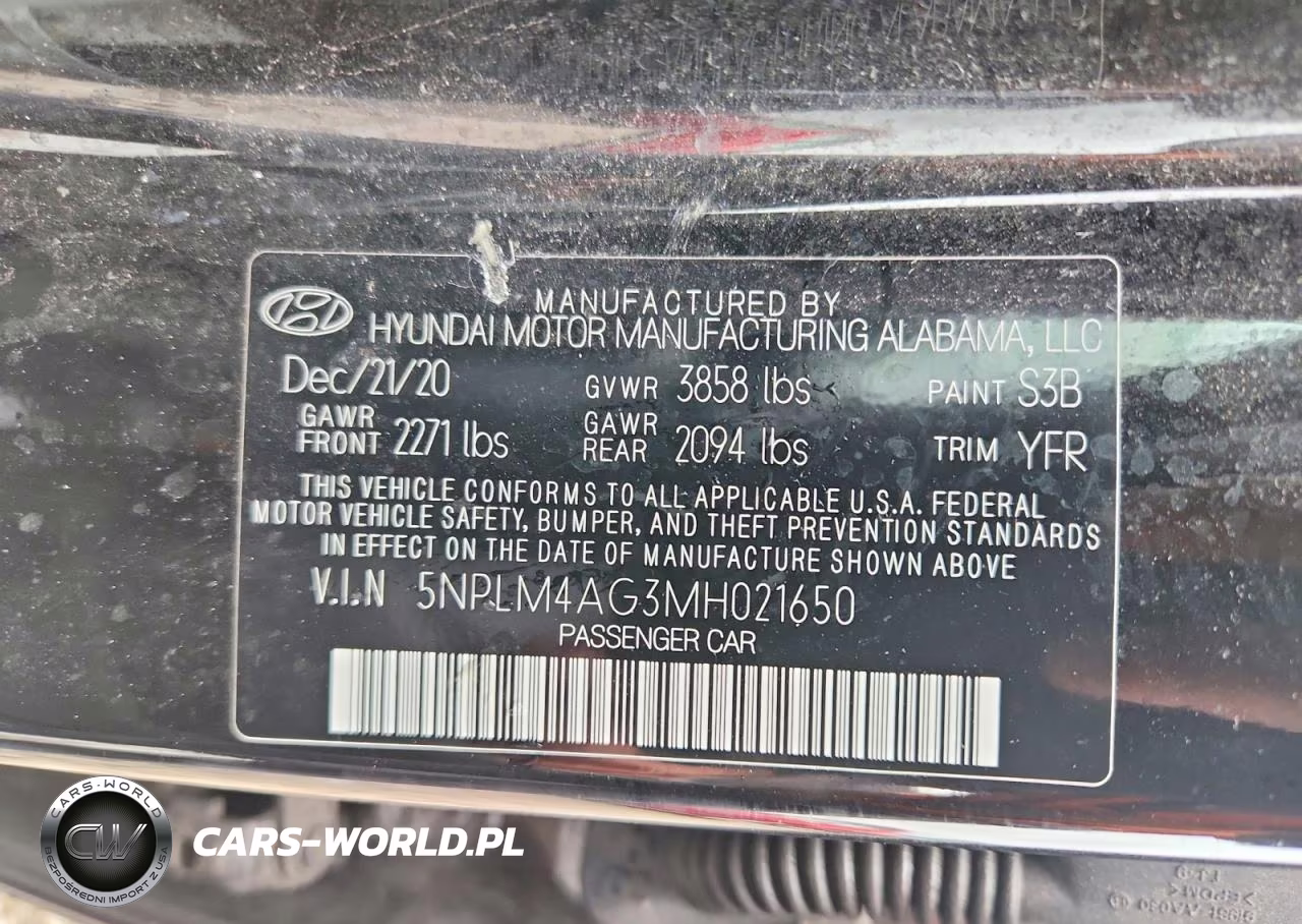 2021 Hyundai Elantra Sel VIN:5NPLM4AG3MH021650 - 12