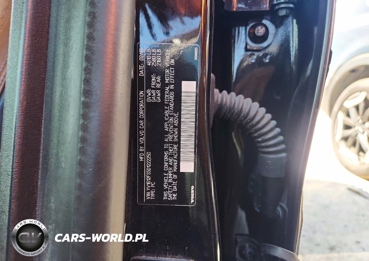 2013 Volvo S60 T5 VIN:YV1612FS5D1222250 - 12