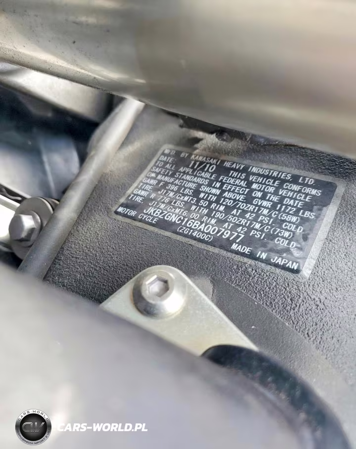 2011 Kawasaki Zg1400 C VIN:JKBZGNC16BA007977 - 9