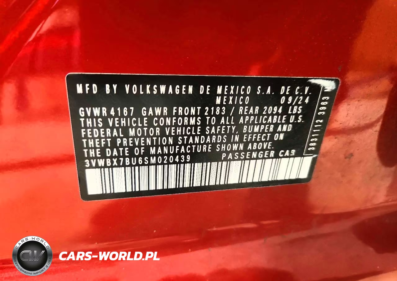 2025 Volkswagen Jetta Sport VIN:3VWBX7BU6SM020439 - 12