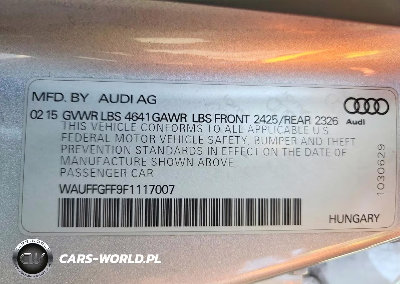 2015 Audi A3 VIN:WAUFFGFF9F1117007 - 12