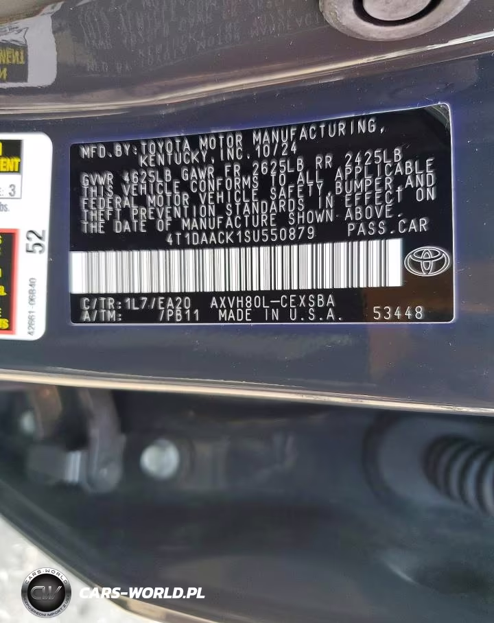 2025 Toyota Camry Se VIN:4T1DAACK1SU550879 - 12