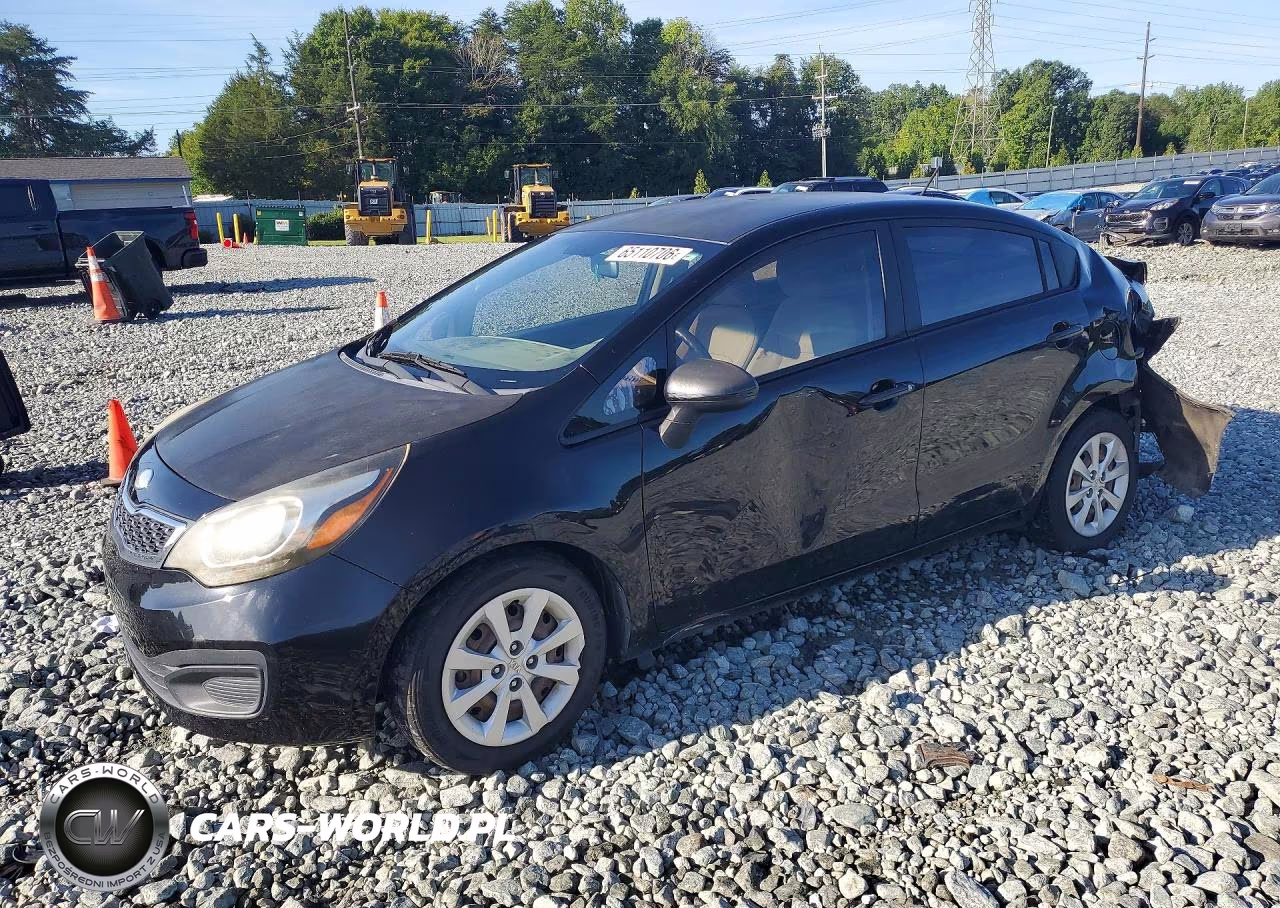 2014 Kia Rio Ex VIN:KNADN4A32E6332235 - 1