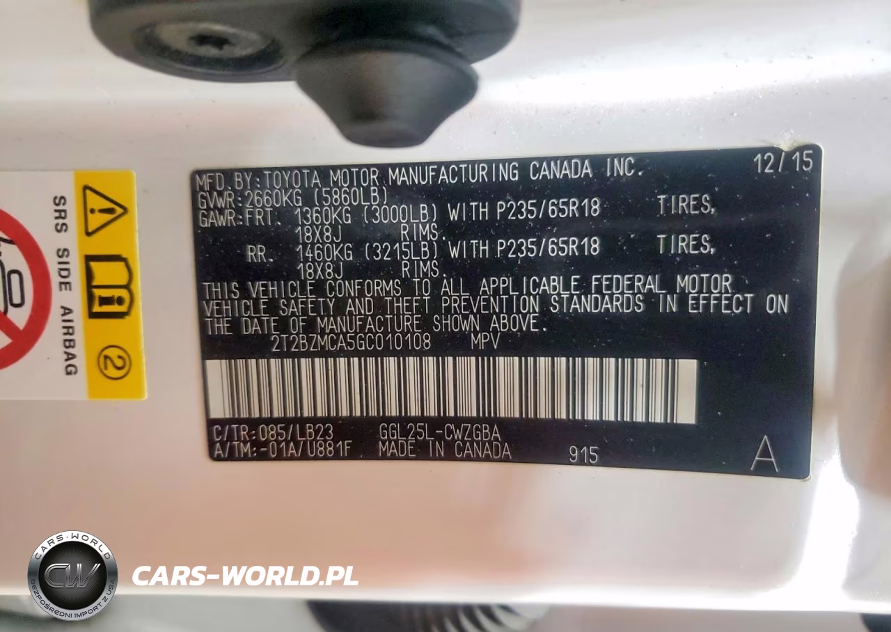 2016 Lexus Rx 350 Base VIN:2T2BZMCA5GC010108 - 13