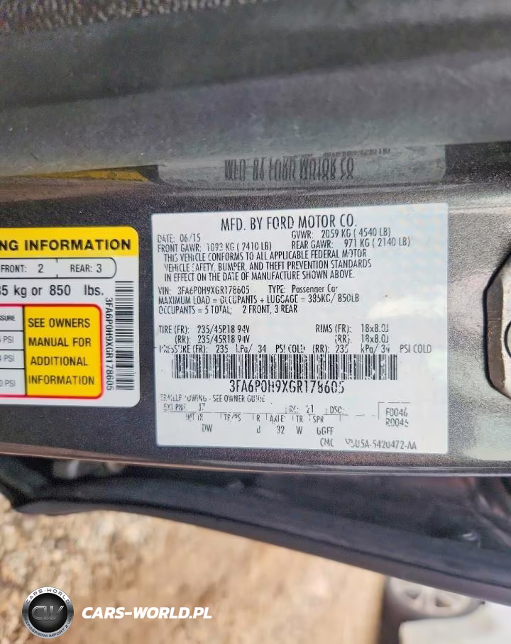 2016 Ford Fusion Se VIN:3FA6P0H9XGR178605 - 12