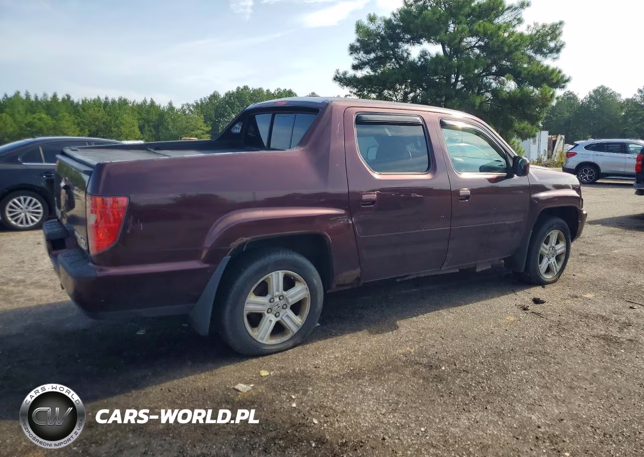 2009 Honda Ridgeline Rtl VIN:2HJYK16569H502862 - 3