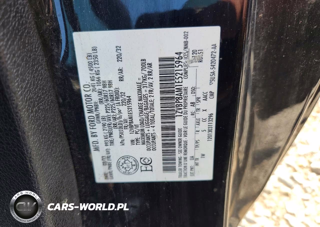 2014 Ford Mustang VIN:1ZVBP8AM1E5215964 - 13