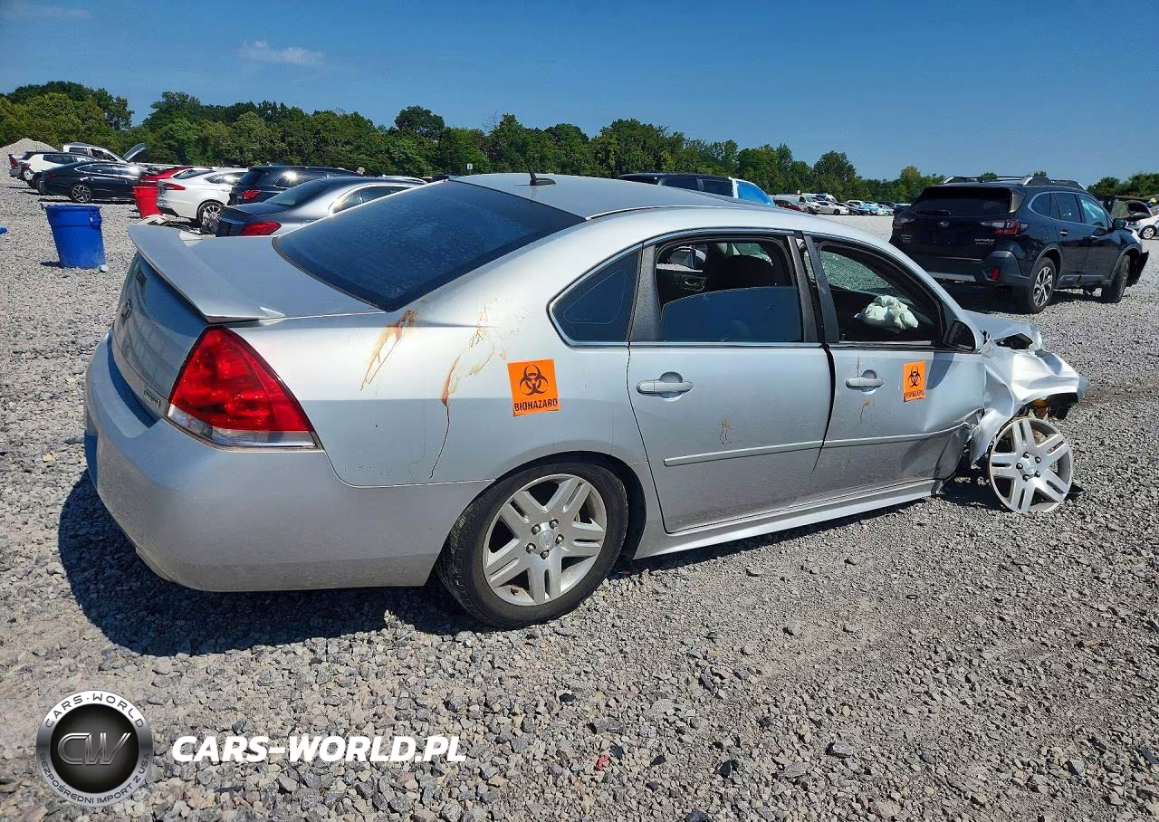 2012 Chevrolet Impala Lt VIN:2G1WG5E36C1228818 - 3