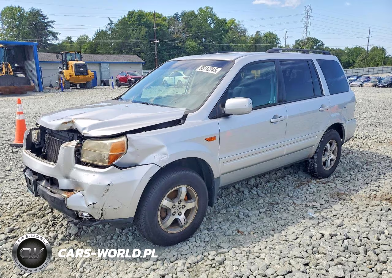 2007 Honda Pilot Exl VIN:2HKYF18797H536399 - 1