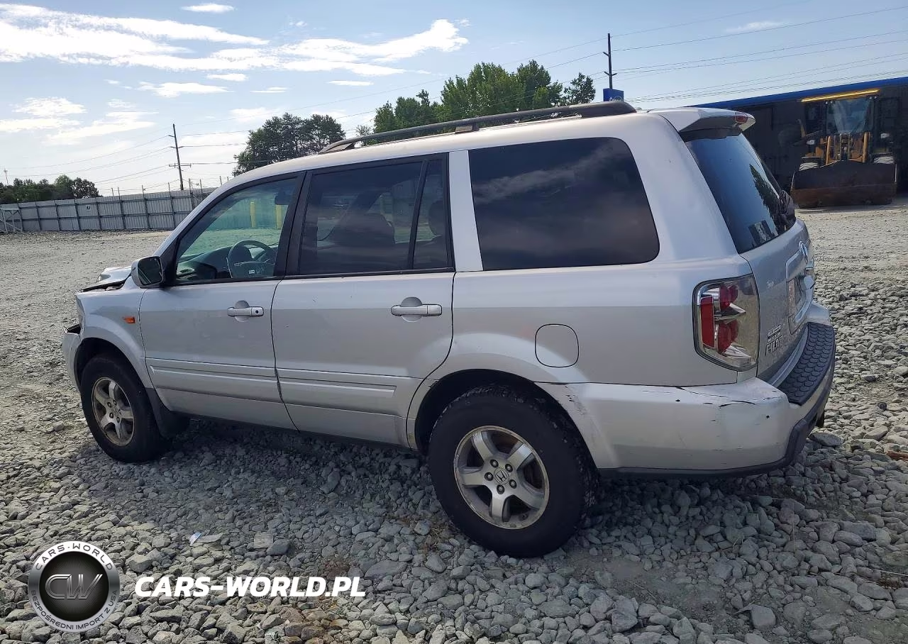 2007 Honda Pilot Exl VIN:2HKYF18797H536399 - 2