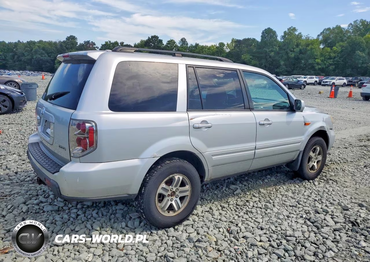 2007 Honda Pilot Exl VIN:2HKYF18797H536399 - 3