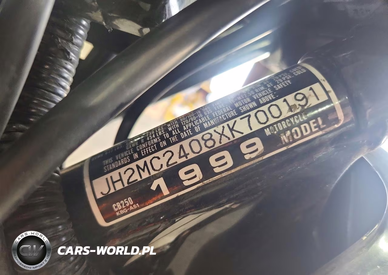 1999 Honda Cb250 VIN:JH2MC2408XK700191 - 9