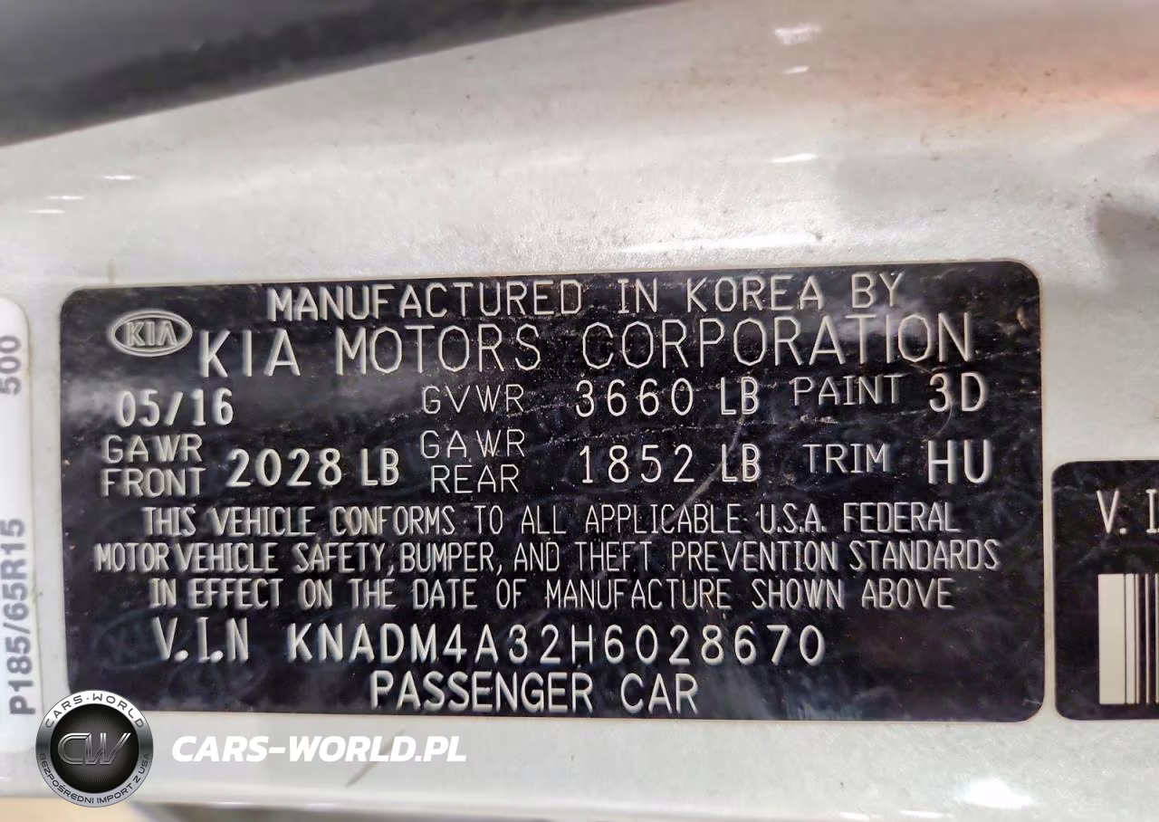 2017 Kia Rio Lx VIN:KNADM4A32H6028670 - 13