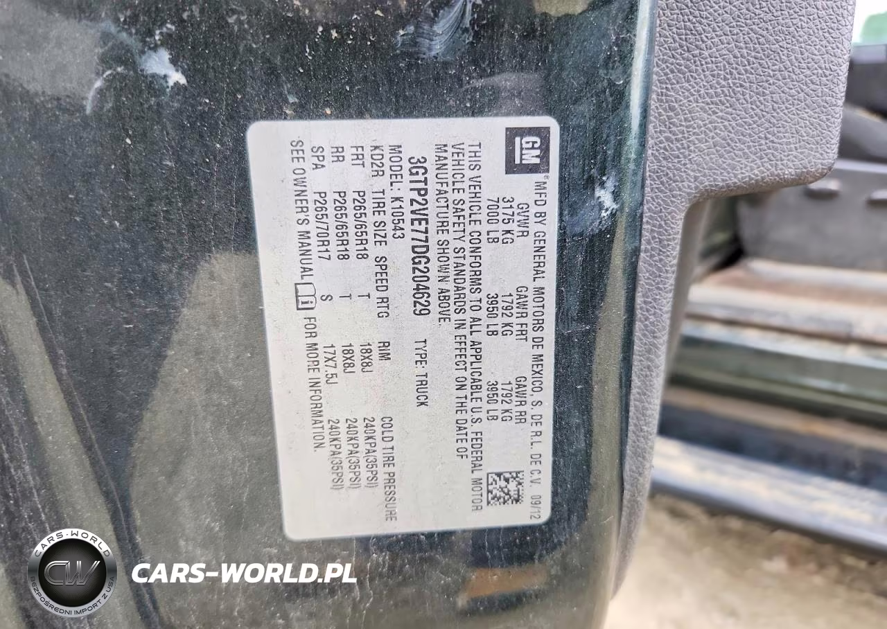 2013 GMC Sierra K1500 Sle VIN:3GTP2VE77DG204629 - 12