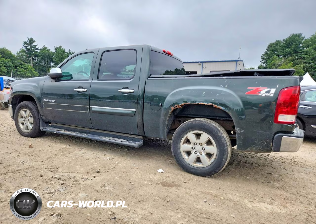 2013 GMC Sierra K1500 Sle VIN:3GTP2VE77DG204629 - 2