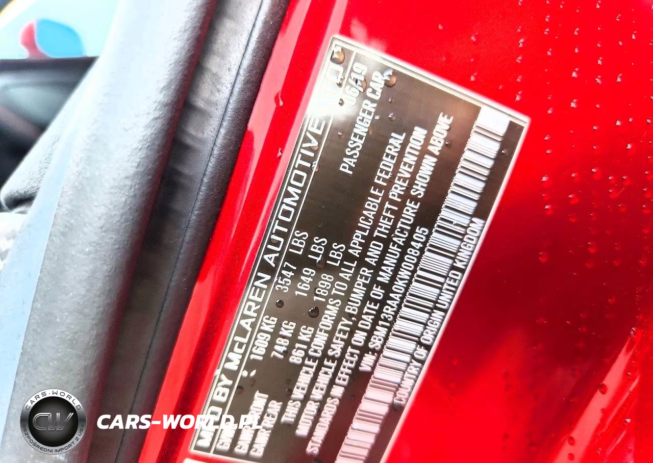 2019 Mclaren Automotive 600Lt VIN:SBM13RAA0KW008405 - 13
