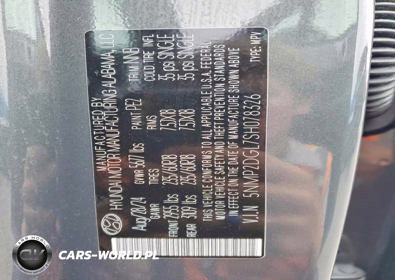2025 Hyundai Santa Fe Sel VIN:5NMP2DGL7SH078326 - 13