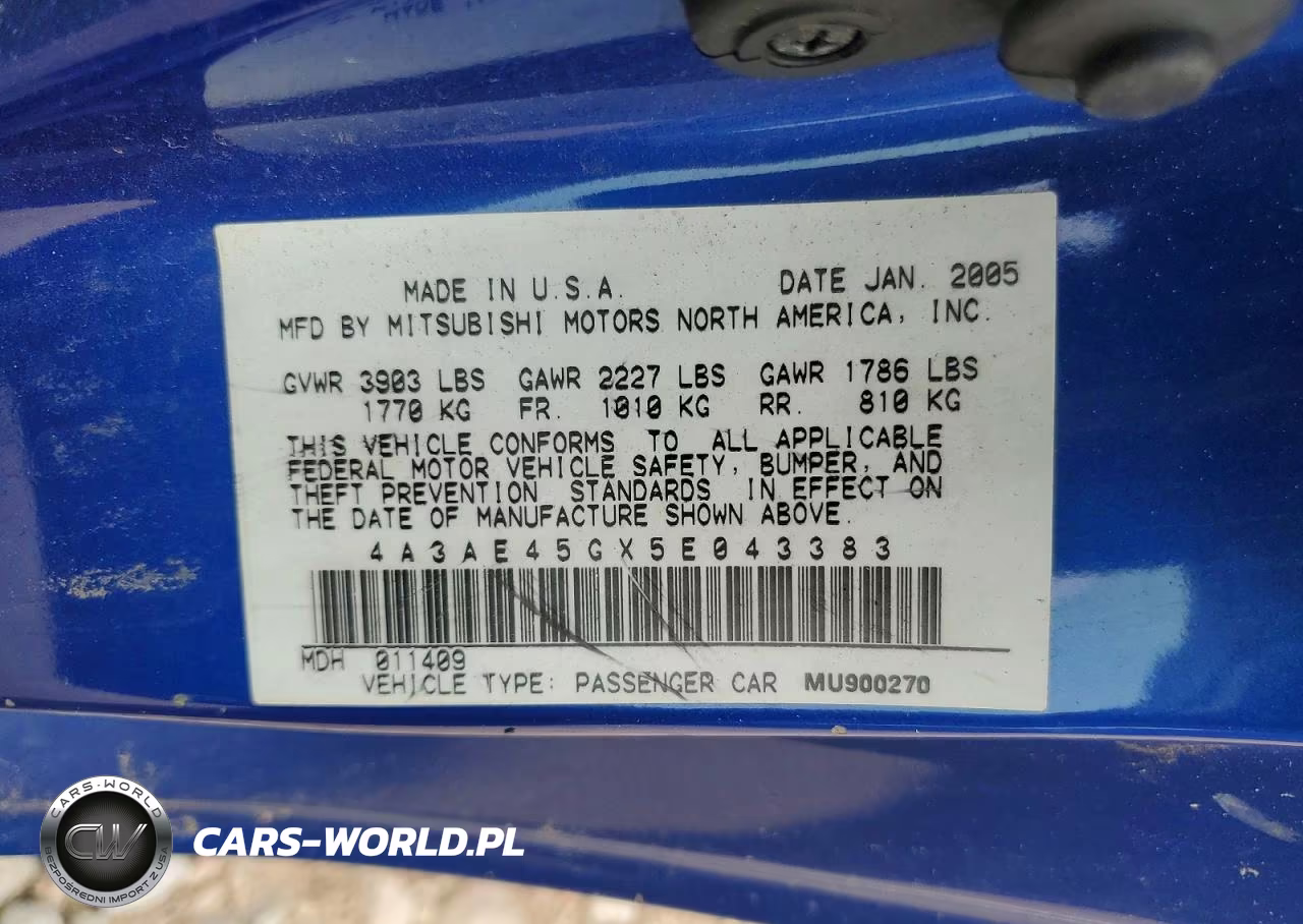 2005 Mitsubishi Eclipse Spyder Gs VIN:4A3AE45GX5E043383 - 12