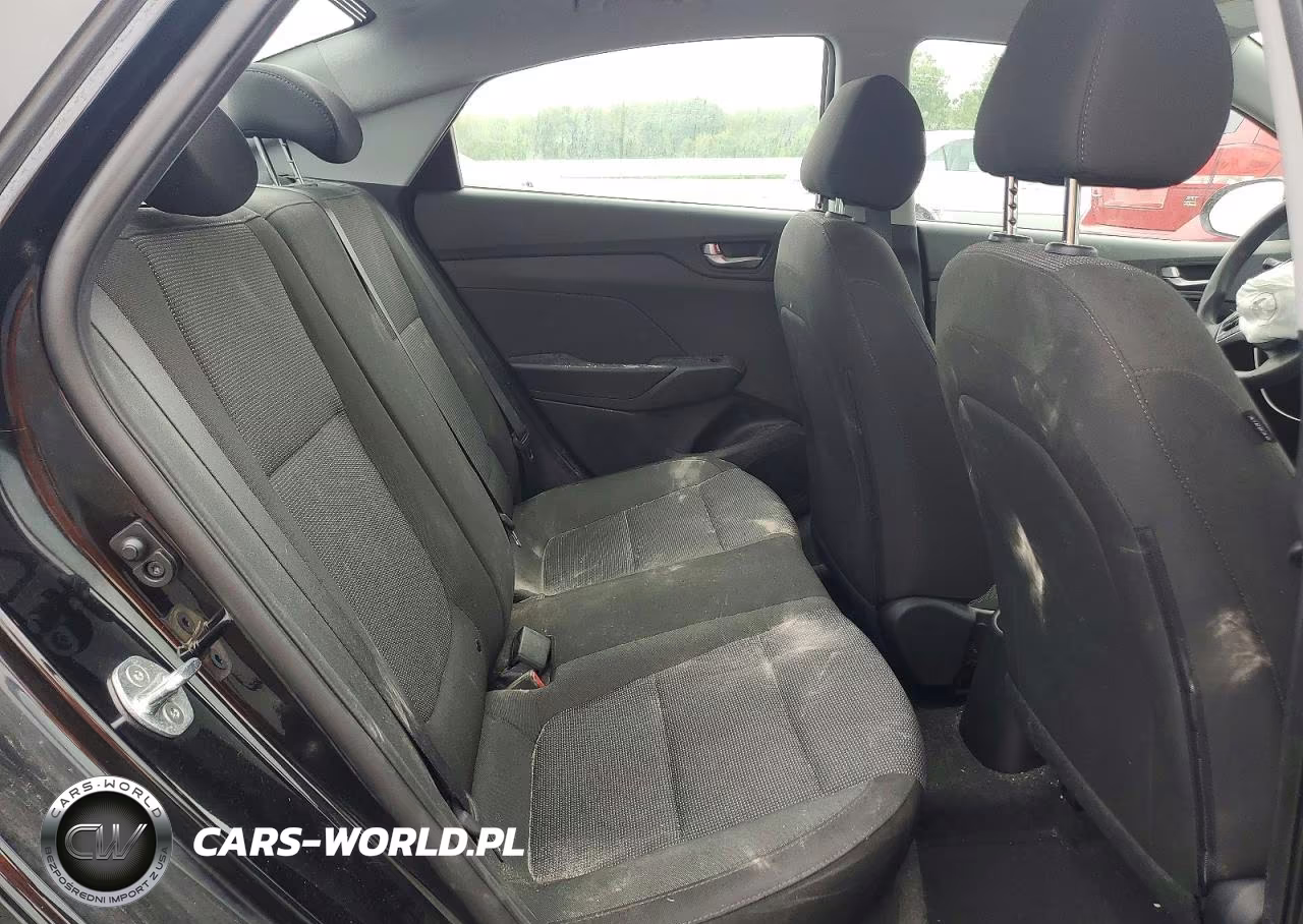 2022 Hyundai Accent Se VIN:3KPC24A69NE177985 - 10