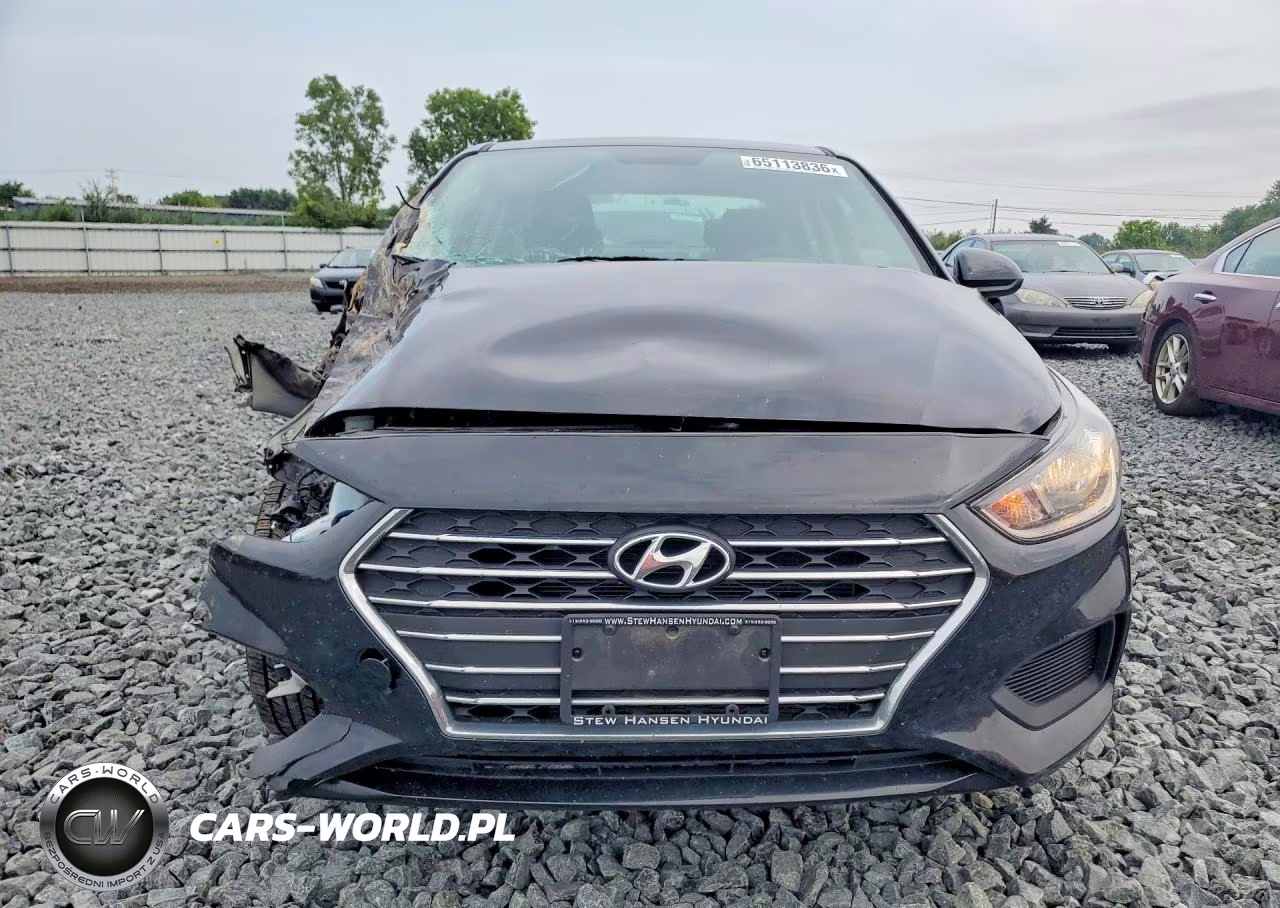 2022 Hyundai Accent Se VIN:3KPC24A69NE177985 - 5