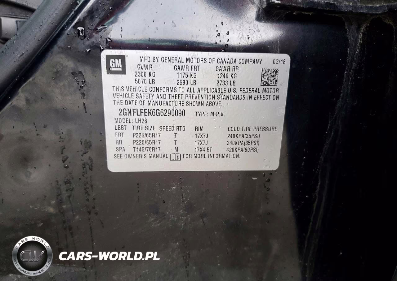 2016 Chevrolet Equinox Lt VIN:2GNFLFEK6G6290090 - 14