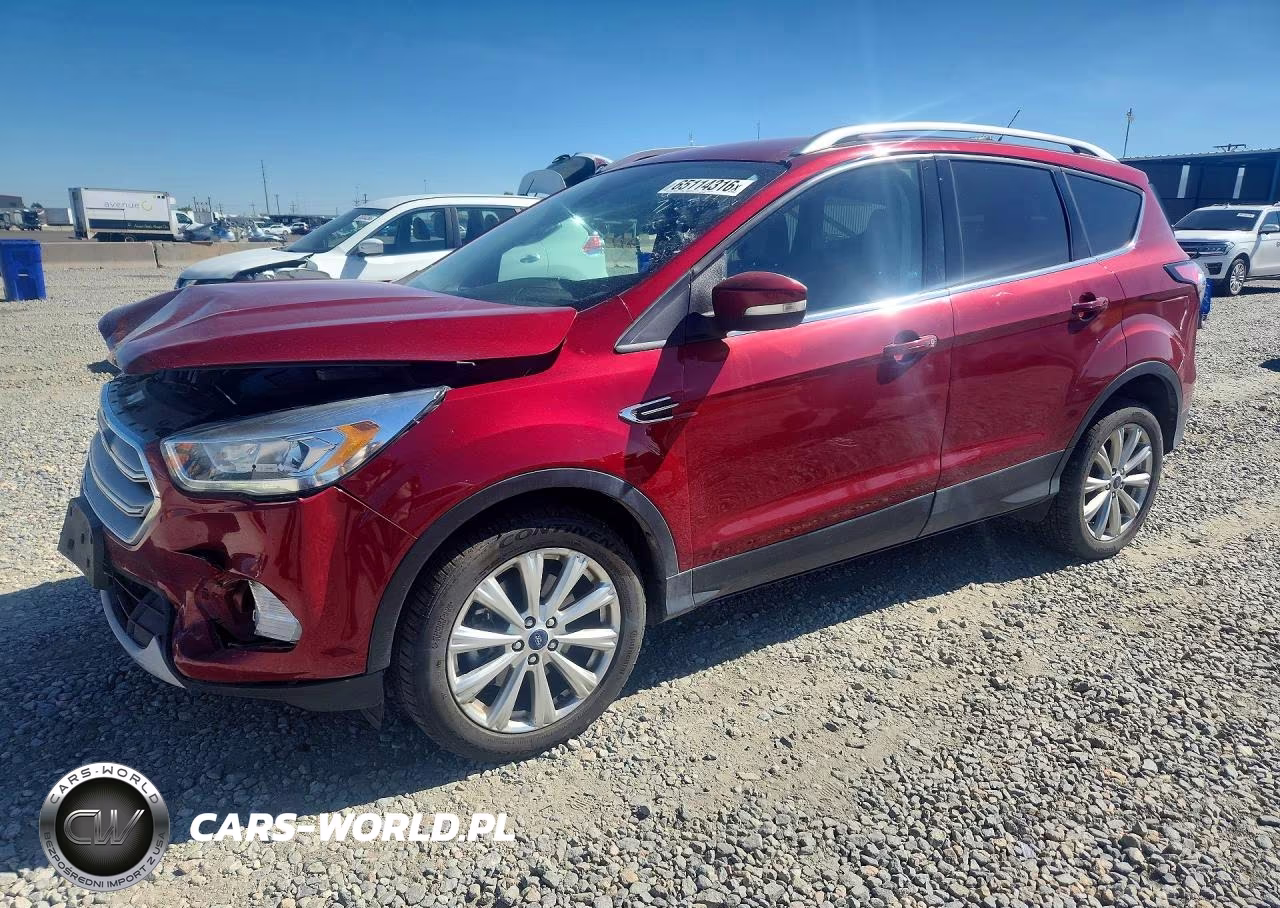 2017 Ford Escape Titanium VIN:1FMCU9J97HUD53659 - 1