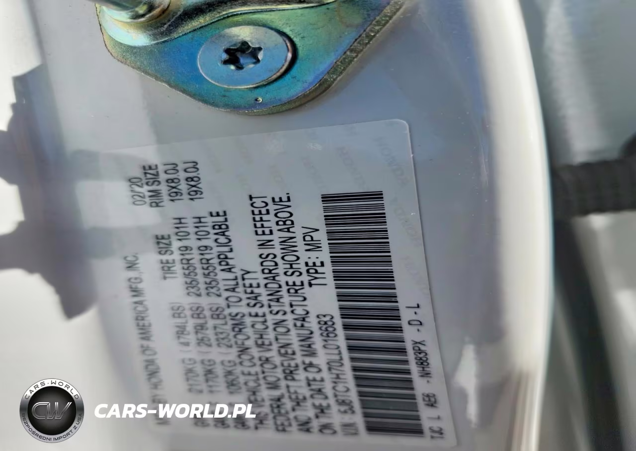 2020 Acura Rdx VIN:5J8TC1H70LL016683 - 13