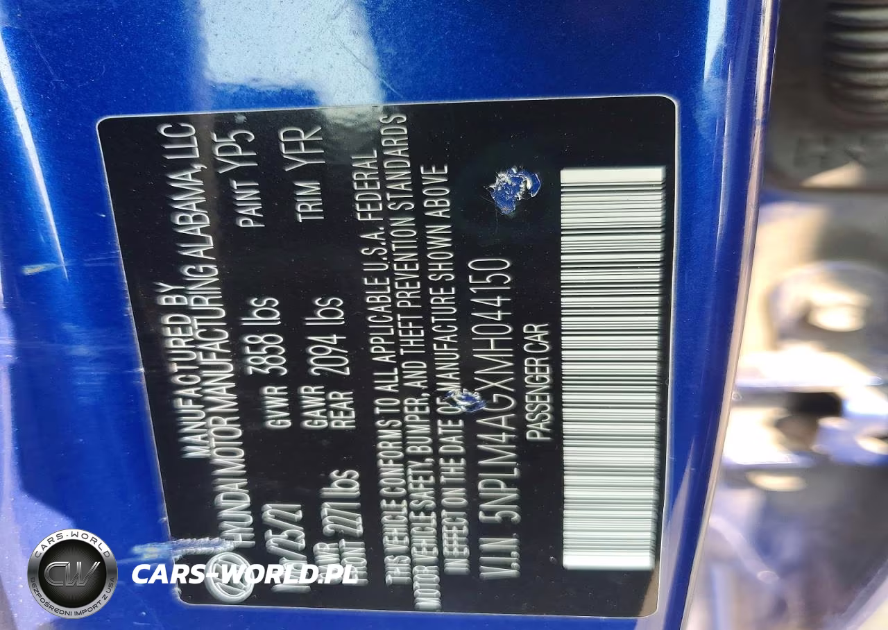 2021 Hyundai Elantra Sel VIN:5NPLM4AGXMH044150 - 12