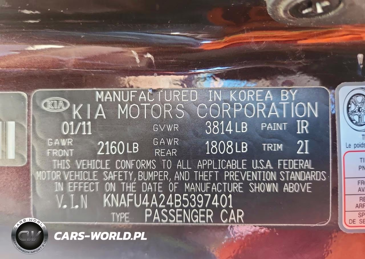 2011 Kia Forte Ex VIN:KNAFU4A24B5397401 - 12